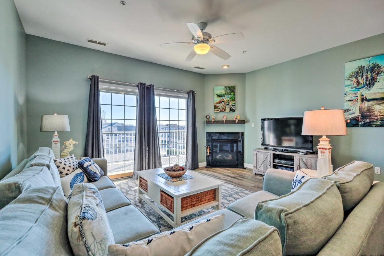 Downtown Ocean City Condo Balcony With Inlet View Exterior photo